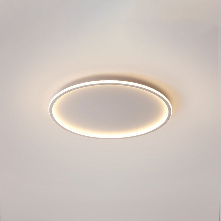 LunaNova - Moderne LED-Deckenleuchte Metall/Acryl für Wohn- und Schlafzimmer, Black/weißes Design