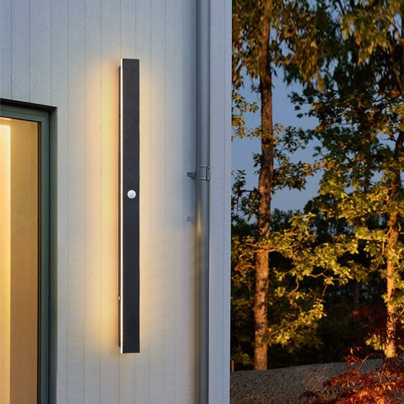Zenith – Kompakte LED-Wandleuchten mit Bügelverschluss aus Metall für den Innen- und Außenbereich, modernes Design für Garten und Halle