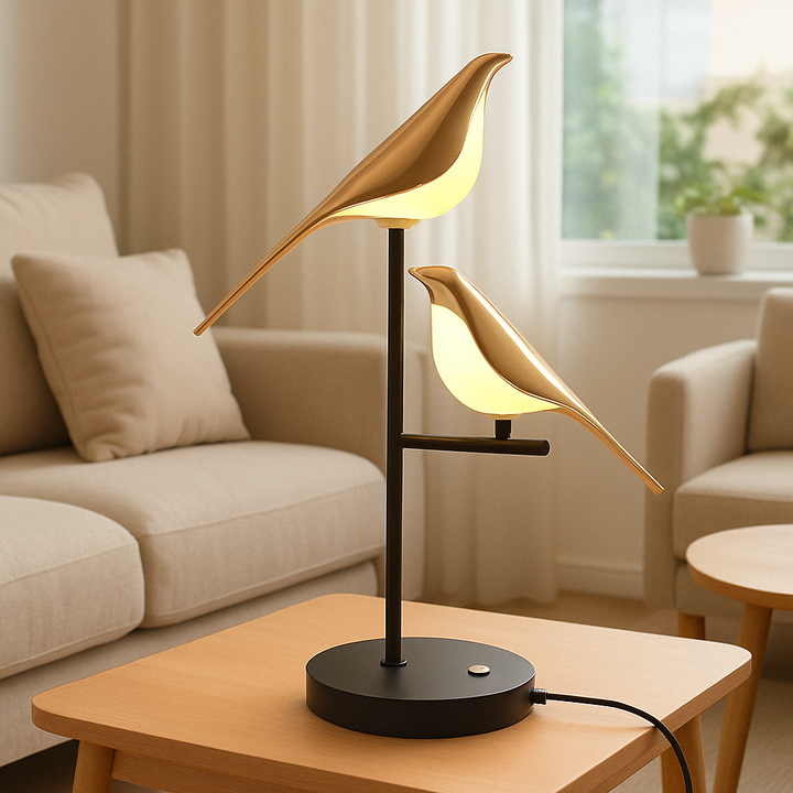 MrBird Tischleuchte – Charmante, dekorative, vogelförmige Lampe mit sanftem LED-Licht