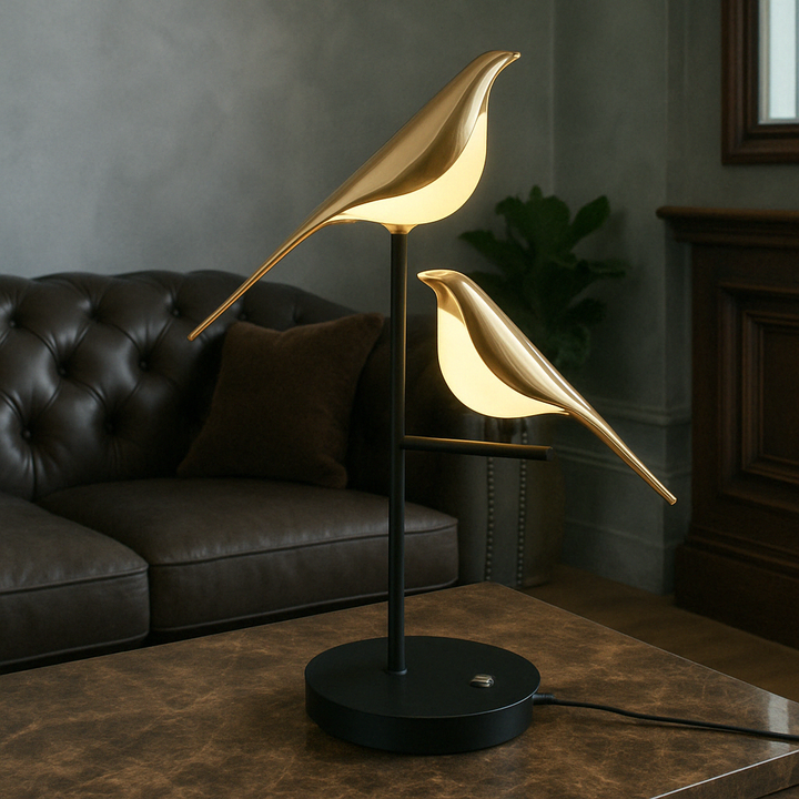 MrBird Tischleuchte – Charmante, dekorative, vogelförmige Lampe mit sanftem LED-Licht