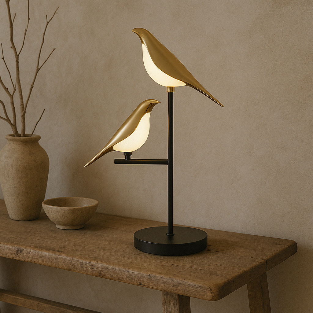 MrBird Tischleuchte – Charmante, dekorative, vogelförmige Lampe mit sanftem LED-Licht