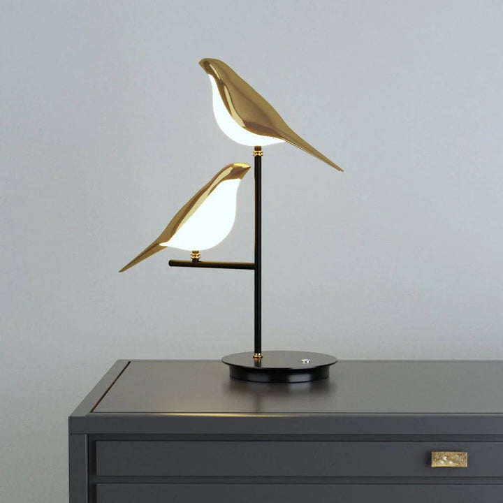 MrBird Tischleuchte – Charmante, dekorative, vogelförmige Lampe mit sanftem LED-Licht