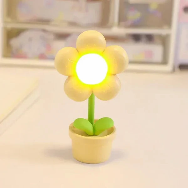 Kleine Blumenberuhigungs-Tischlampe - BlossomGlow