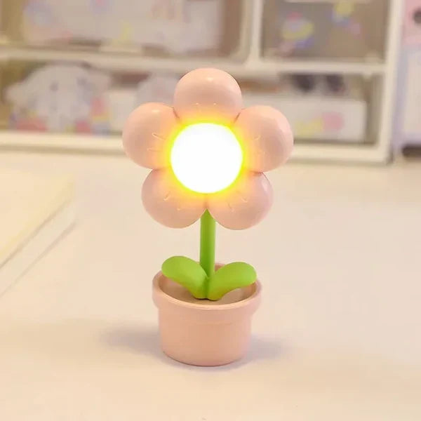Kleine Blumenberuhigungs-Tischlampe - BlossomGlow