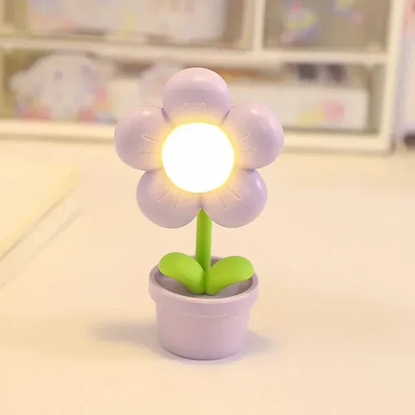 Kleine Blumenberuhigungs-Tischlampe - BlossomGlow