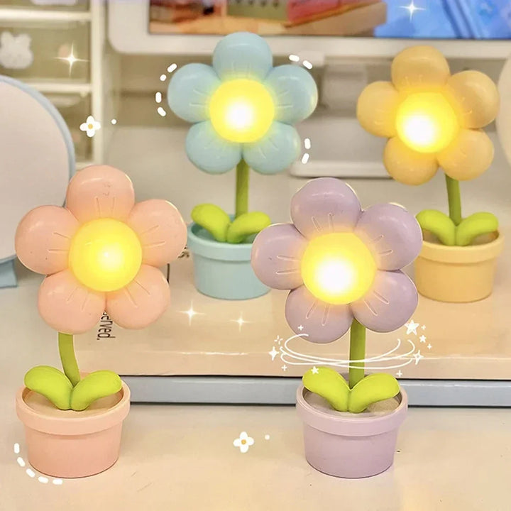 Kleine Blumenberuhigungs-Tischlampe - BlossomGlow