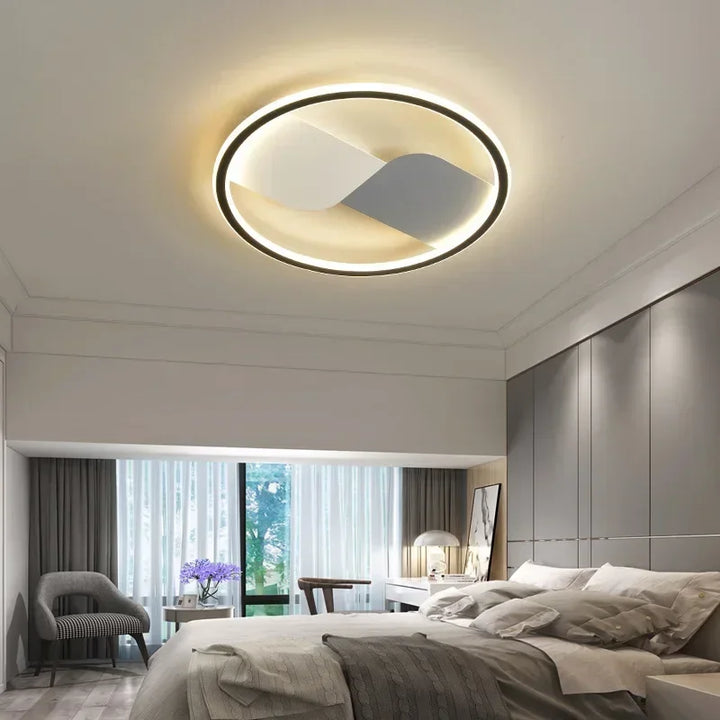 Moderne LED-Deckenleuchte mit rundem Design – Dimmbar für Schlafzimmer und Wohnzimmer
