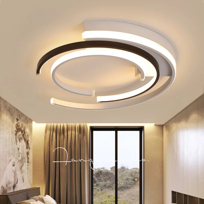 Moderne LED-Deckenleuchte dimmbar | Designer-Deckenlampe für das Wohnzimmer