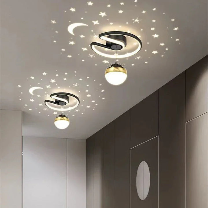 LED-Deckenleuchte mit Sternenhimmel – Modernes Kronleuchterdesign für Kinderzimmer und Wohnzimmer
