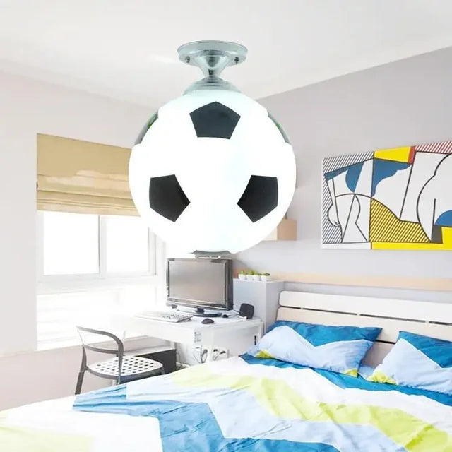 LED-Deckenleuchte im Balldesign - Kinderzimmerlampe mit Glasball