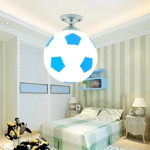 LED-Deckenleuchte im Balldesign - Kinderzimmerlampe mit Glasball