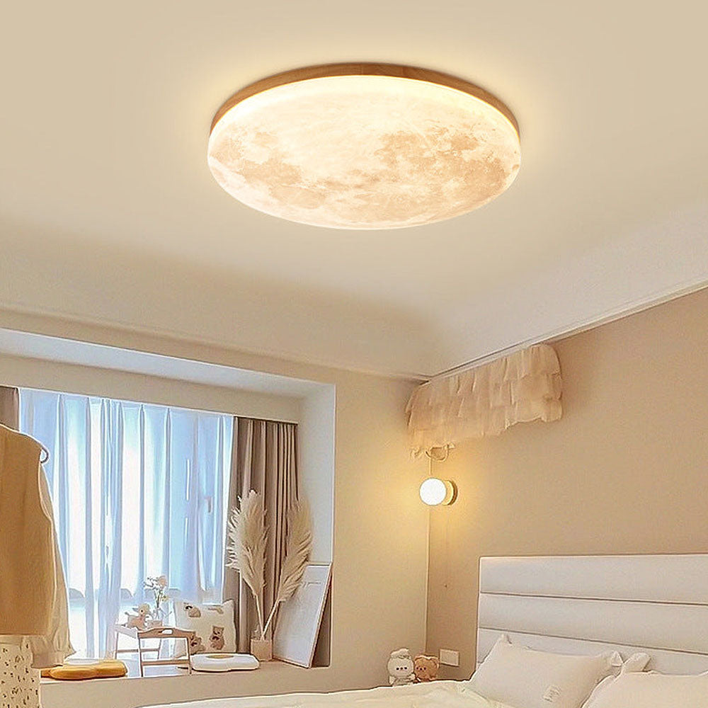 Moon Round | Minimalistische runde LED-Deckenleuchte