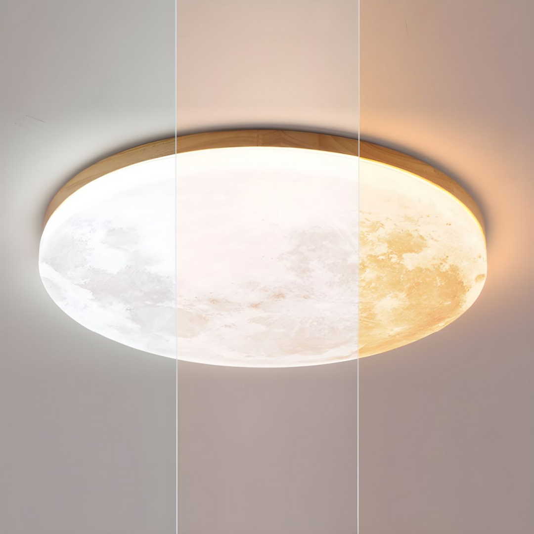 Moon Round | Minimalistische runde LED-Deckenleuchte