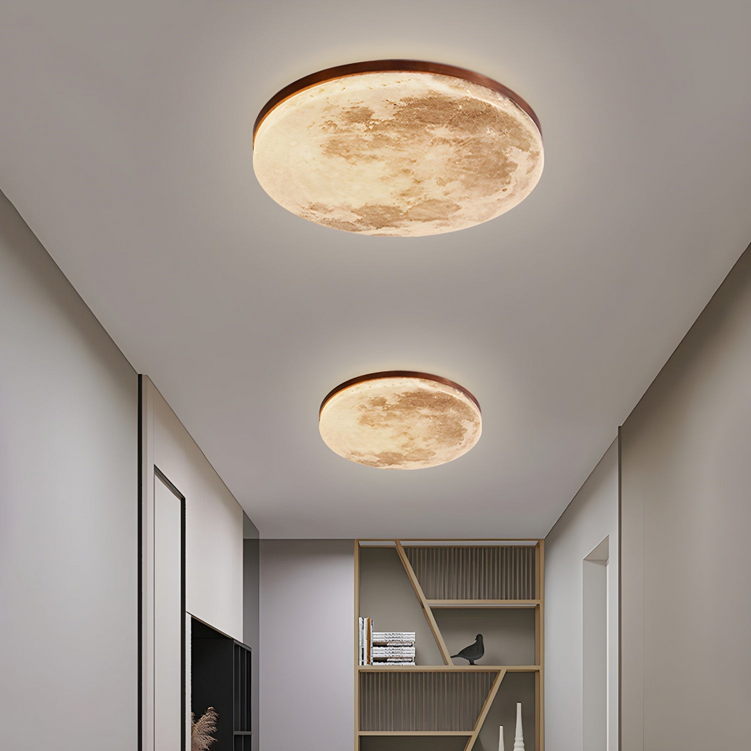 Moon Round | Minimalistische runde LED-Deckenleuchte