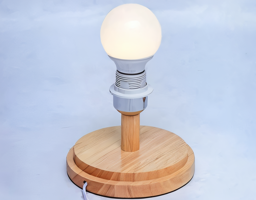 NatureHue Vintage Bamboo Tischlampe Kreative Geflochtene Rattan Schreibtischlampe