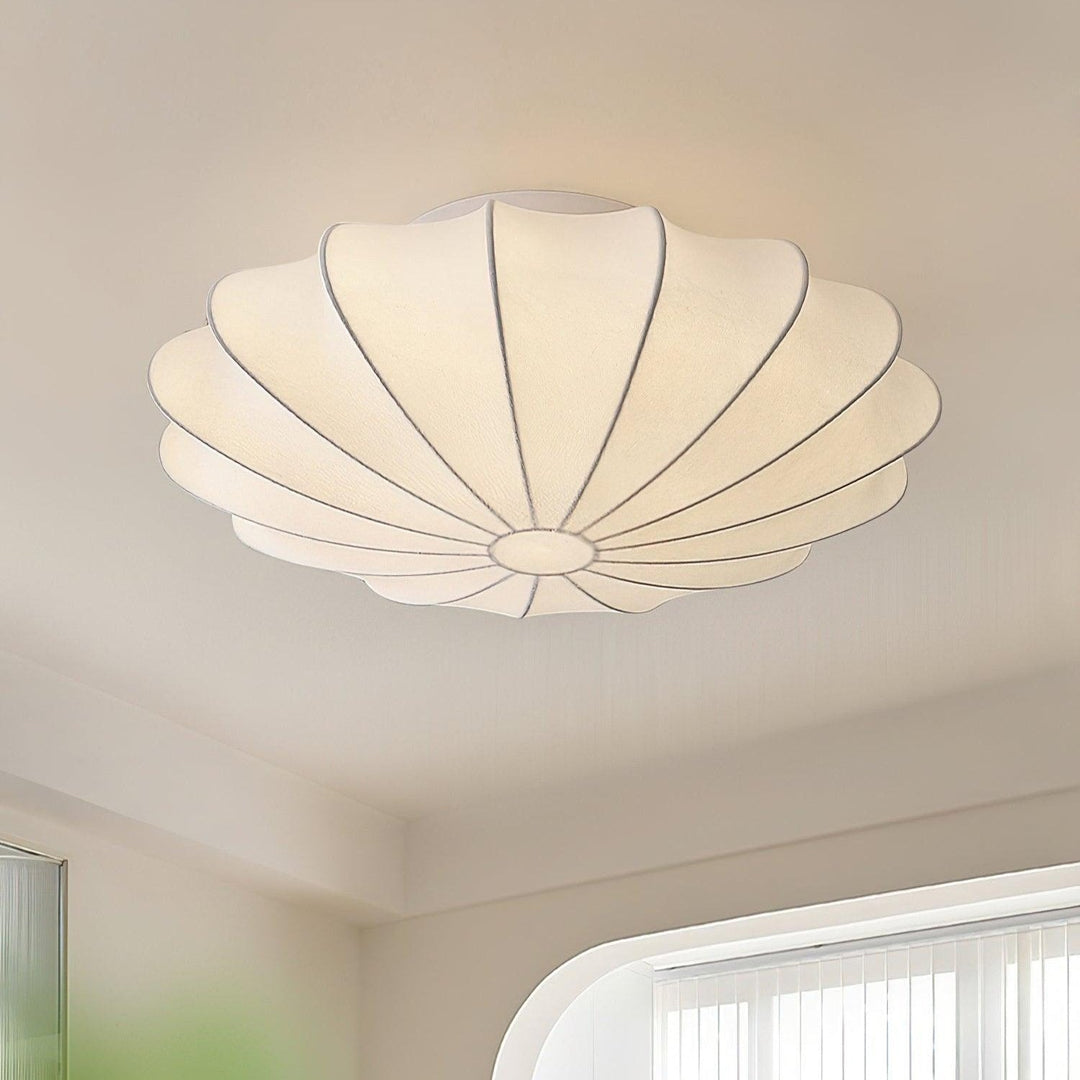 Schalenförmige Stoff-Deckenlampe Elegantes Design