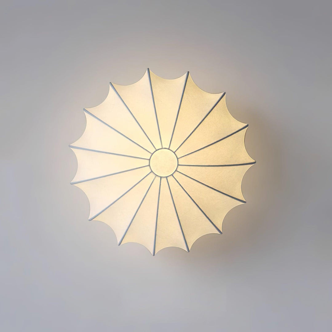 Schalenförmige Stoff-Deckenlampe Elegantes Design