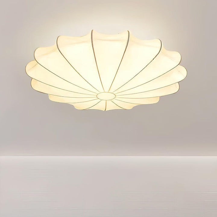 Schalenförmige Stoff-Deckenlampe Elegantes Design