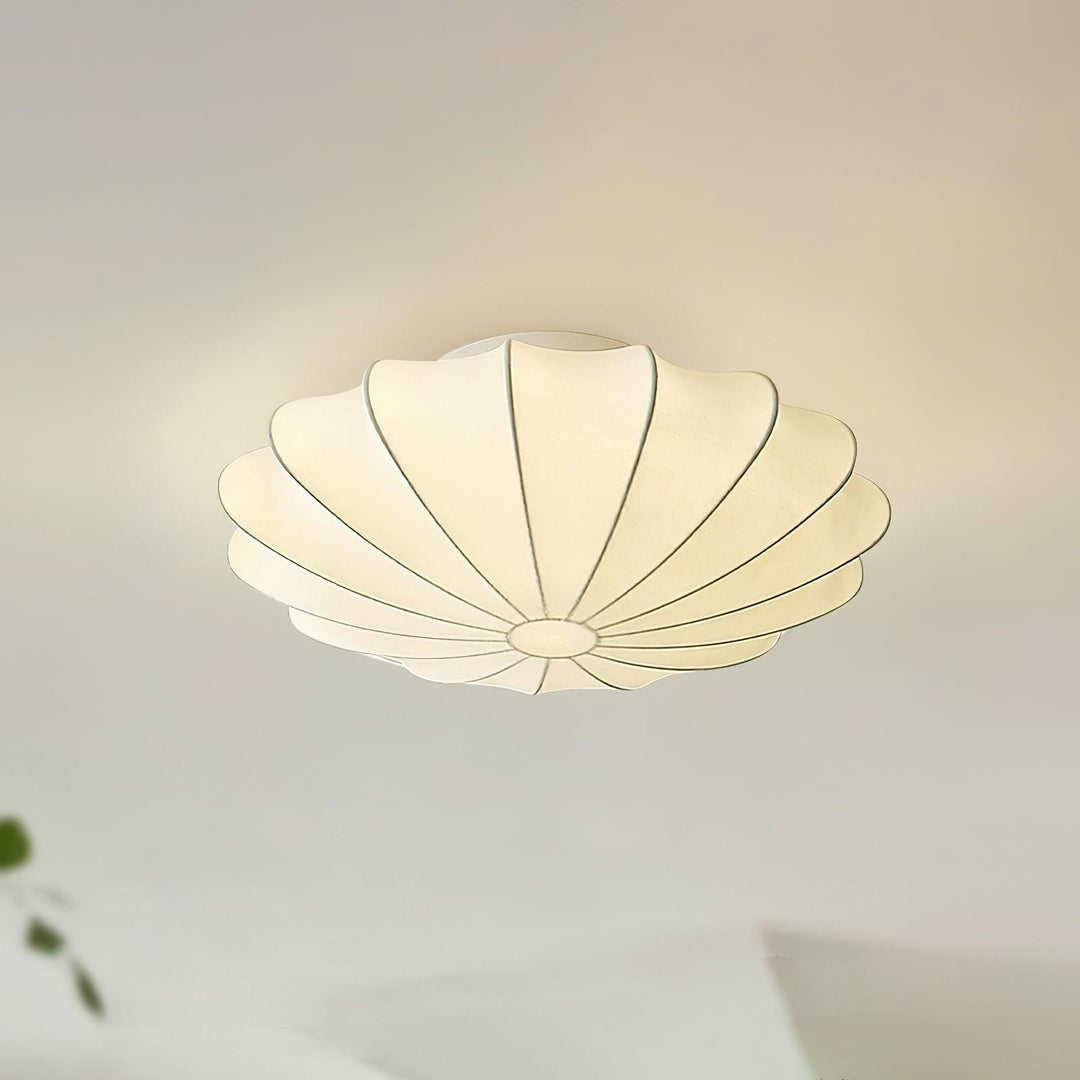 Schalenförmige Stoff-Deckenlampe Elegantes Design