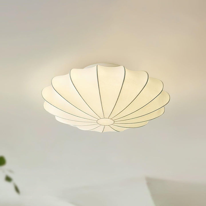 Schalenförmige Stoff-Deckenlampe Elegantes Design