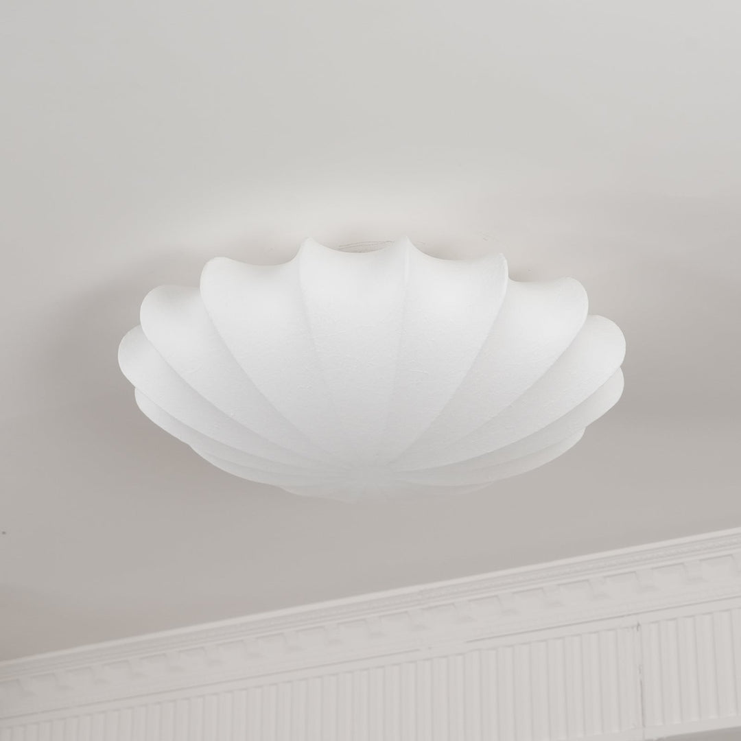 Schalenförmige Stoff-Deckenlampe Elegantes Design