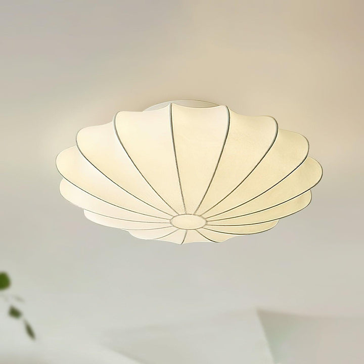Schalenförmige Stoff-Deckenlampe Elegantes Design