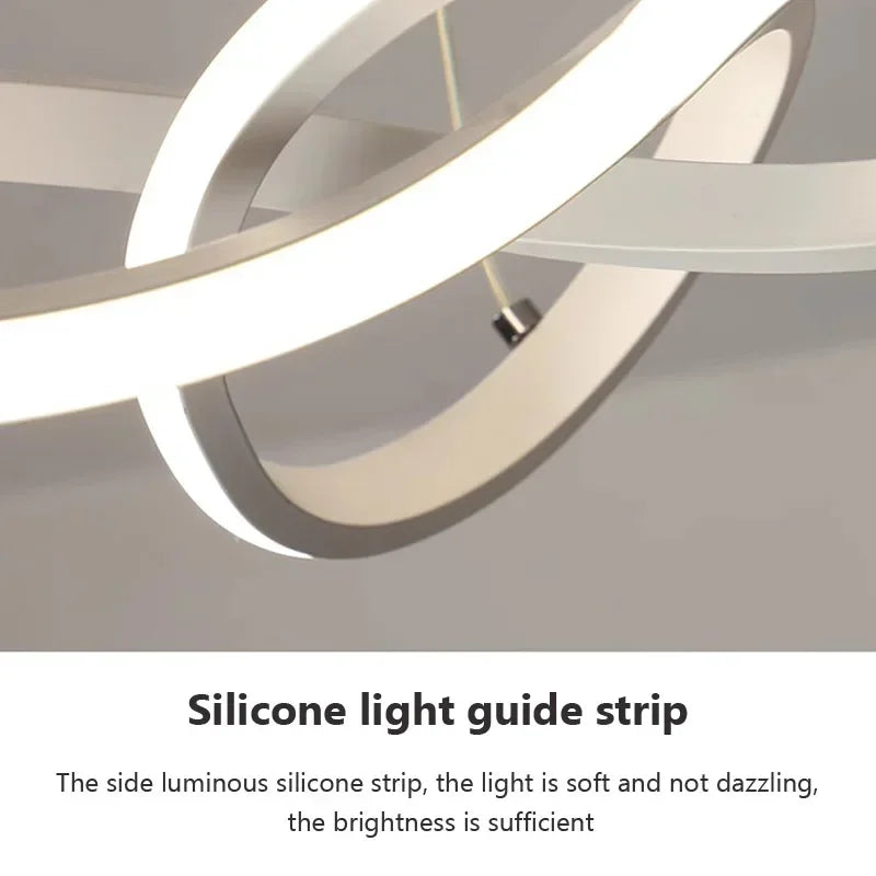 LumiWave LED Deckenlampe | Energieeffiziente Designlampe für Wohnzimmer, Schlafzimmer & Küche | Modernes LED Licht
