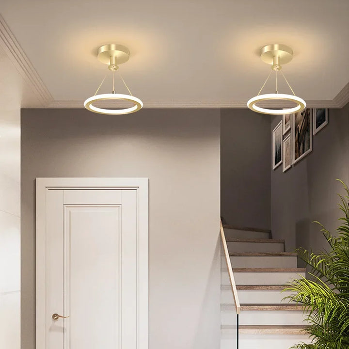 Moderne LED-Deckenleuchte für Flur und Eingangsbereich, minimalistische Beleuchtung