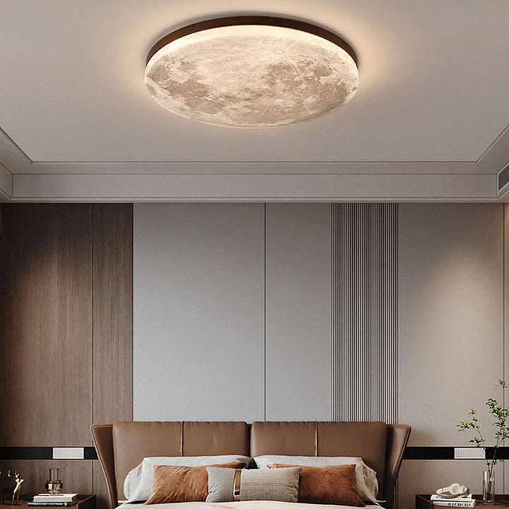 LunaGlow - Mondlampe Deckenlampe mit sanfter LED-Beleuchtung