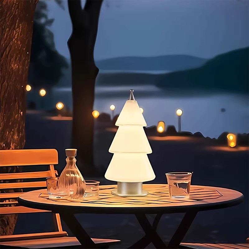 Künstlerische Tischlampe Weihnachtsbaum