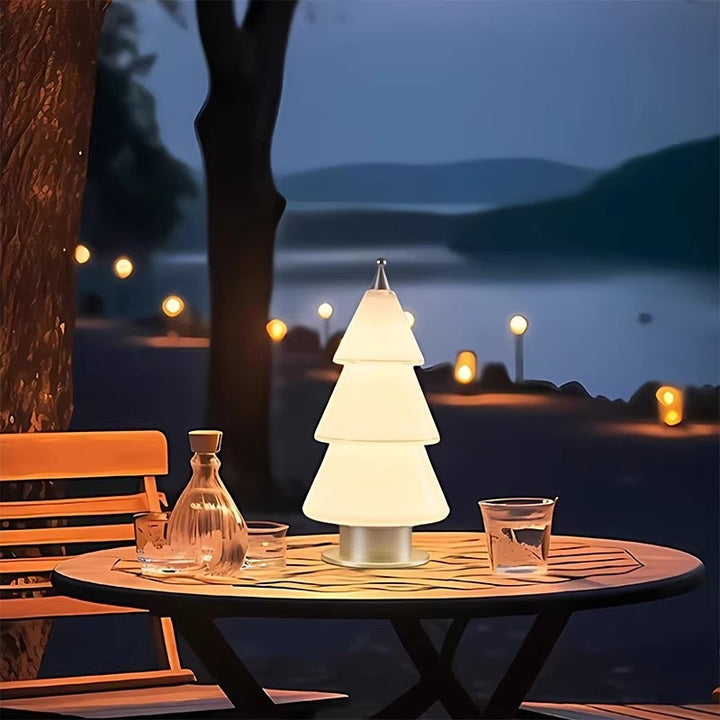 Künstlerische Tischlampe Weihnachtsbaum