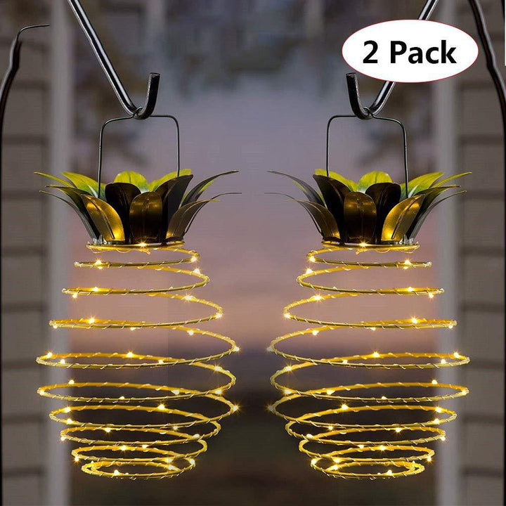 Spiral Hängende Solar LED Laterne Mit Lotus Dach Und Traggriff