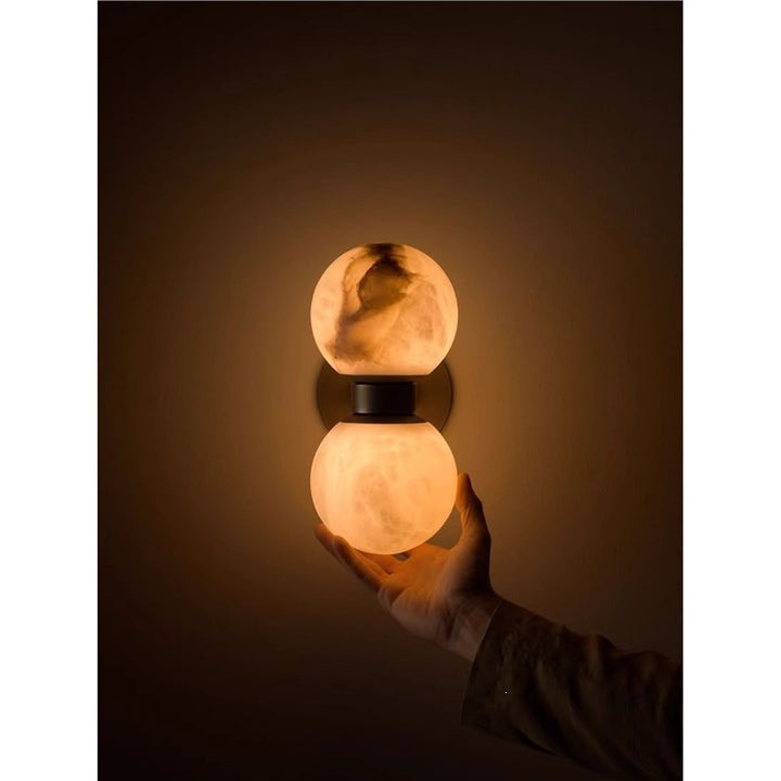 Moderne Marmor Sphere Wandlampe