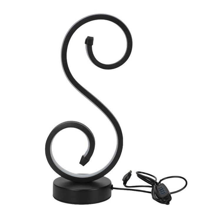 Krumme dekorative Akzentlampe