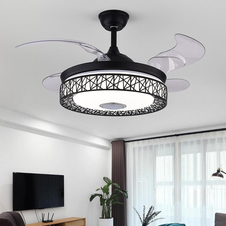 Zeitgenössische Deckenventilator Lichtinstallation