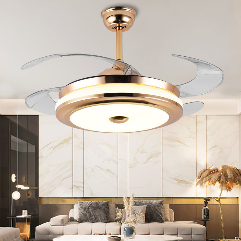 Zeitgenössische Deckenventilator Lichtinstallation