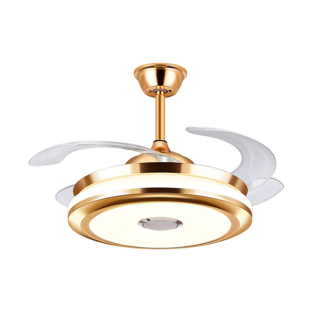 Zeitgenössische Deckenventilator Lichtinstallation