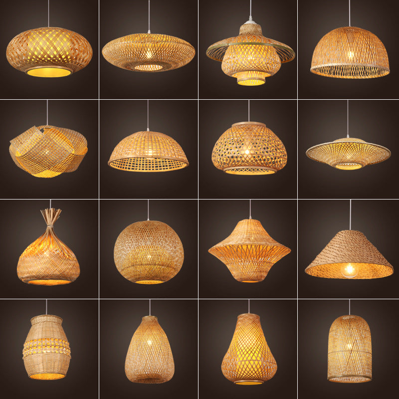Woven Bamboo Deckenlampe
