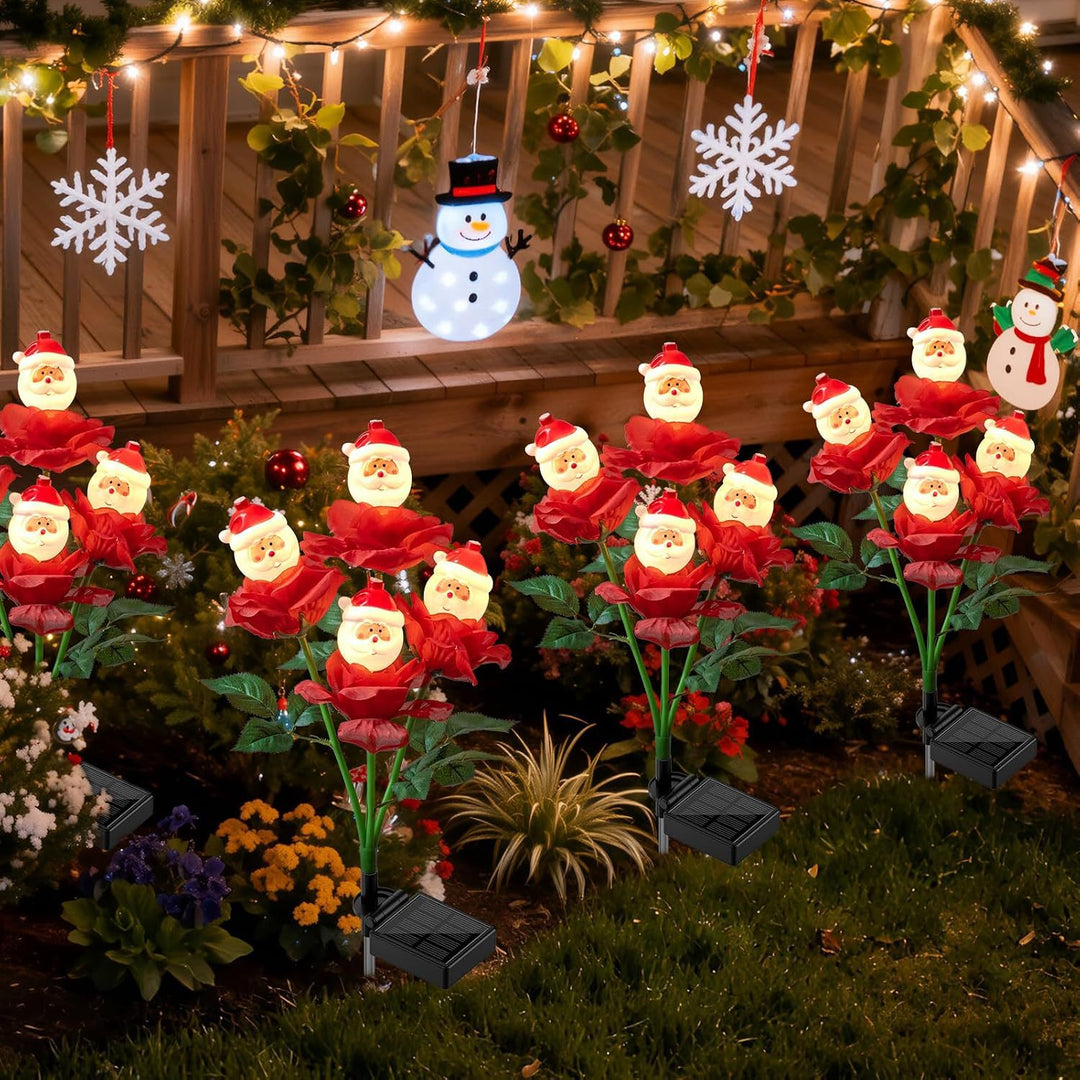 Dekorative LED Santa Rose Lichter