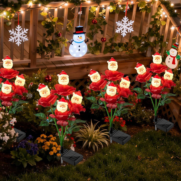 Dekorative LED Santa Rose Lichter
