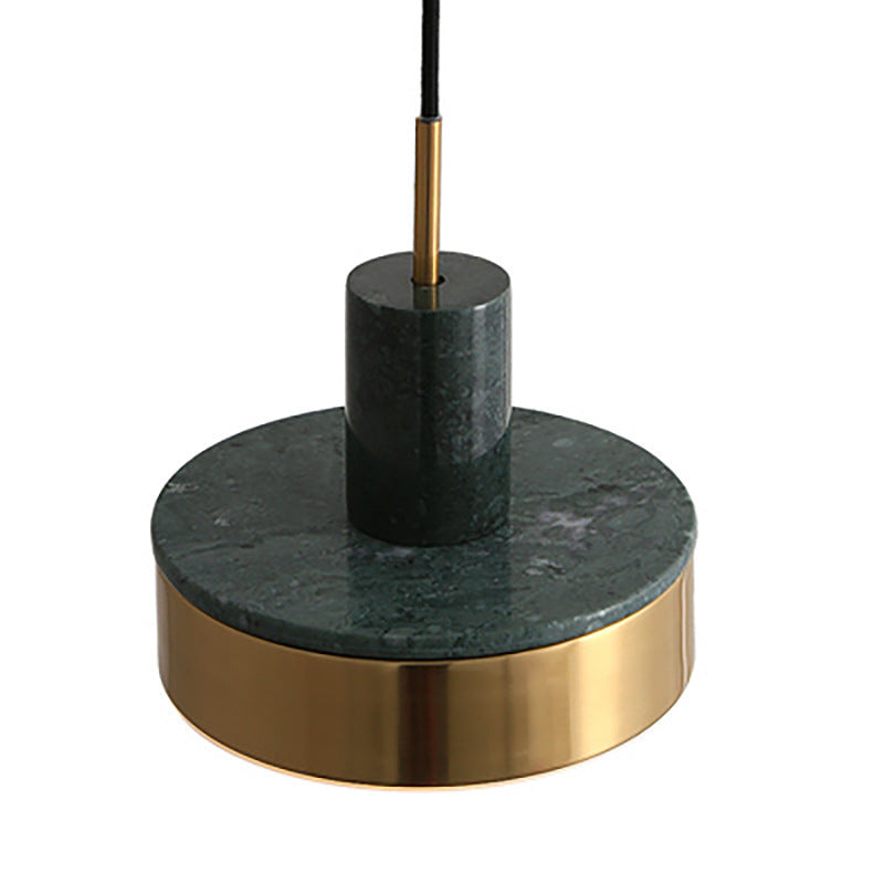 Moderne Marmor und Gold Pendelleuchte