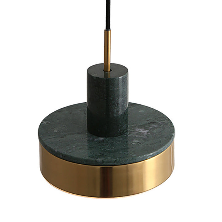 Moderne Marmor und Gold Pendelleuchte