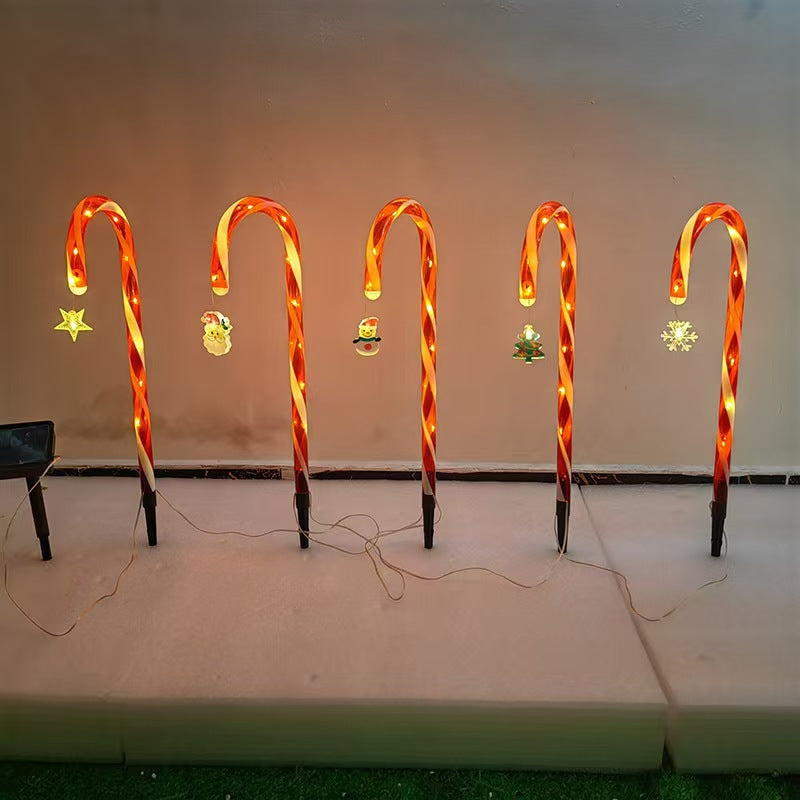 Dekorative Solar-Zuckerstangenlichter