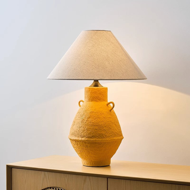Rustikale dekorative Tischlampe