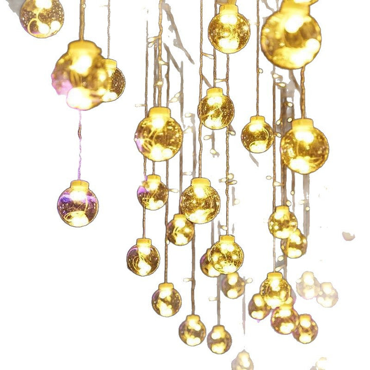 Hängende LED-Globus-Lichterkette