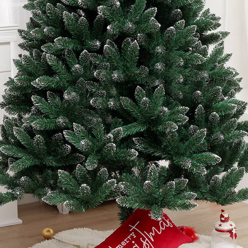 Schnee-bedeckter künstlicher Weihnachtsbaum