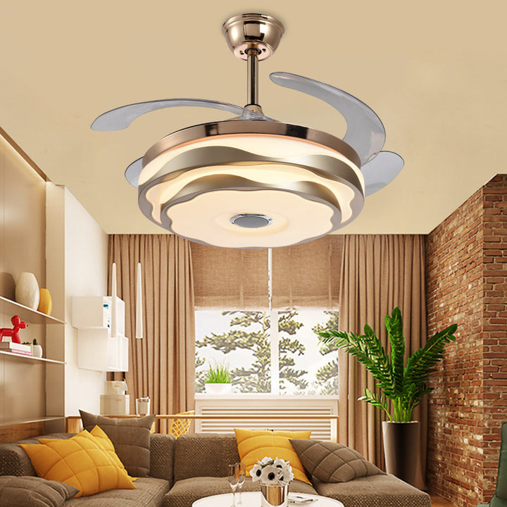 Zeitgenössische Deckenventilator Lichtinstallation