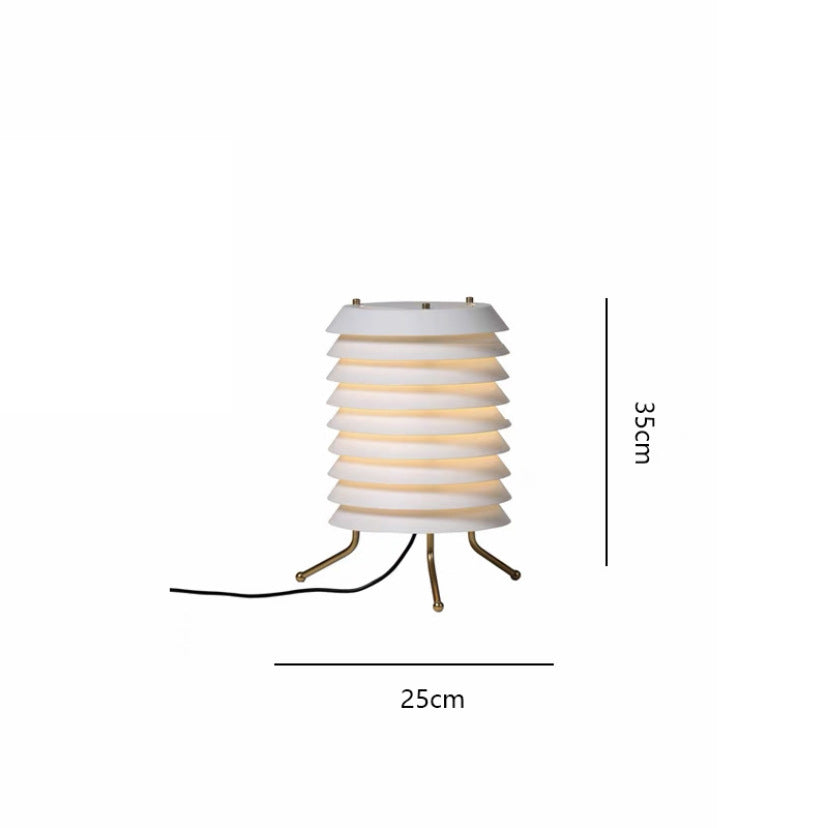 Moderne Gerippte Tischlampe