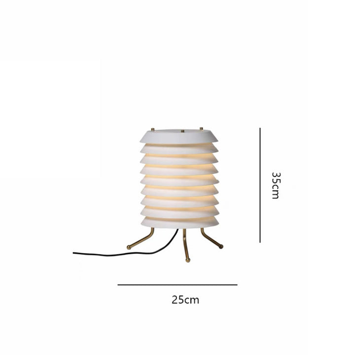 Moderne Gerippte Tischlampe