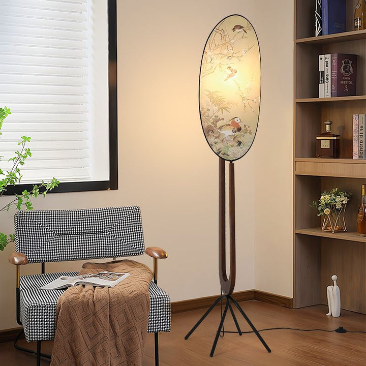 Künstlerische Stativ-Stehlampe